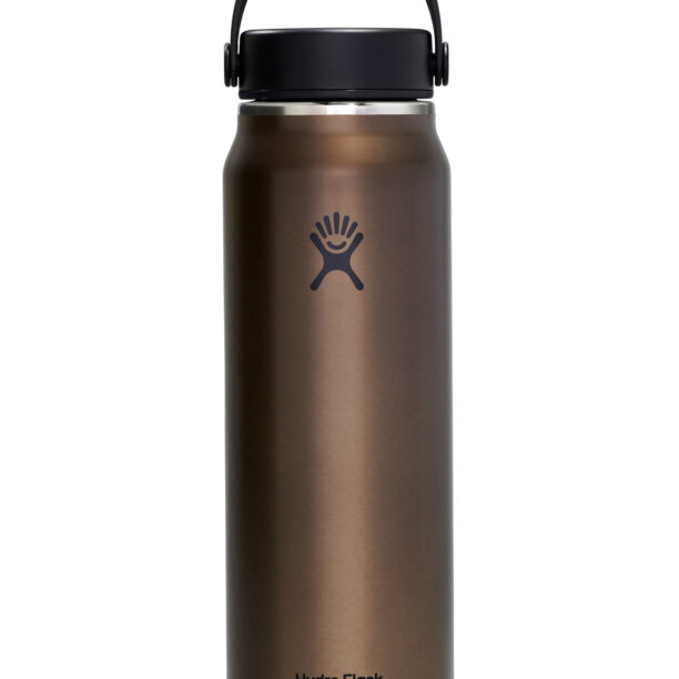 Sticla termică Hydro Flask 32 oz Lightweight Wide Flex Cap (946 ml) - obsidian