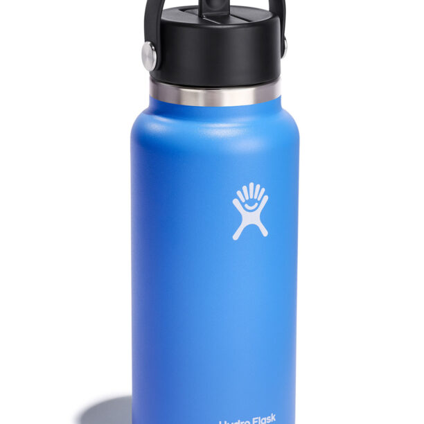 Sticla termică Hydro Flask 32 oz Wide Flex Straw Cap (946 ml) - cascade preţ