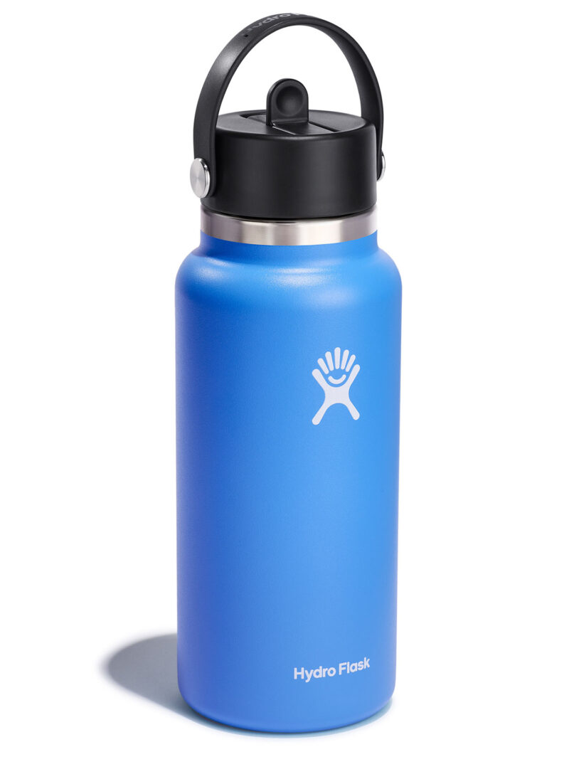 Sticla termică Hydro Flask 32 oz Wide Flex Straw Cap (946 ml) - cascade preţ