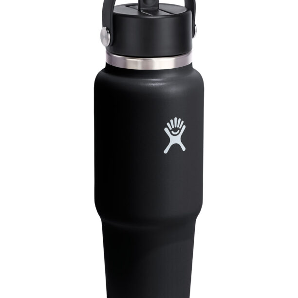 Sticla termică Hydro Flask 32 oz Wide Flex Straw Travel Bottle (946 ml) - black preţ