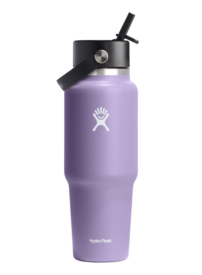 Sticla termică Hydro Flask 32 oz Wide Flex Straw Travel Bottle (946 ml) - moonshadow