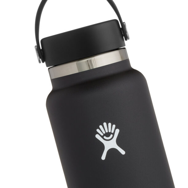 Sticla termică Hydro Flask 40 oz Wide Flex Cap (1183 ml) - black preţ