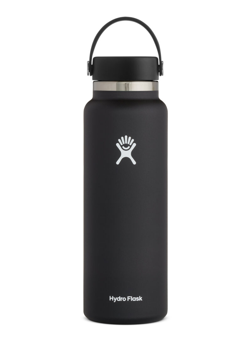 Sticla termică Hydro Flask 40 oz Wide Flex Cap (1183 ml) - black