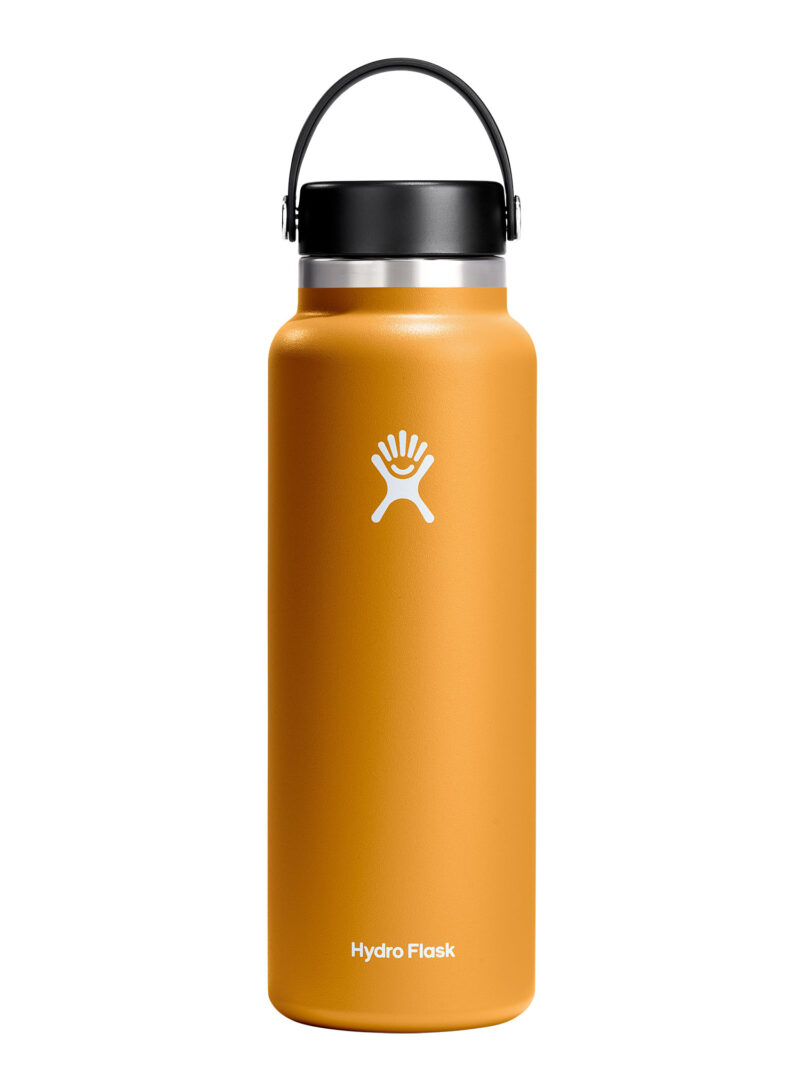 Sticla termică Hydro Flask 40 oz Wide Flex Cap (1183 ml) - fossil preţ