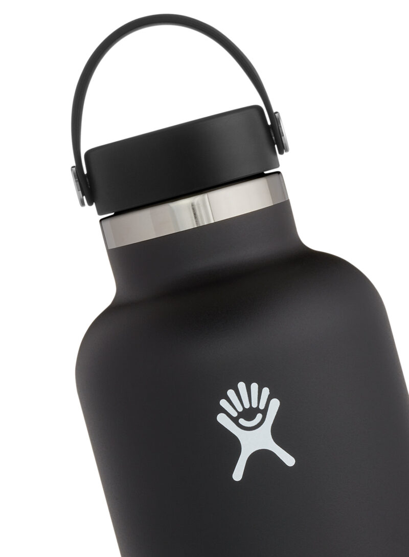 Sticla termică Hydro Flask 64 oz Wide Flex Cap (1893 ml) - black preţ