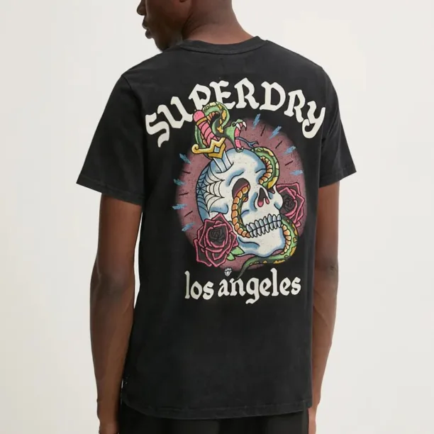 Superdry tricou din bumbac barbati