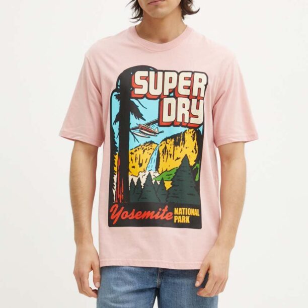 Superdry tricou din bumbac barbati