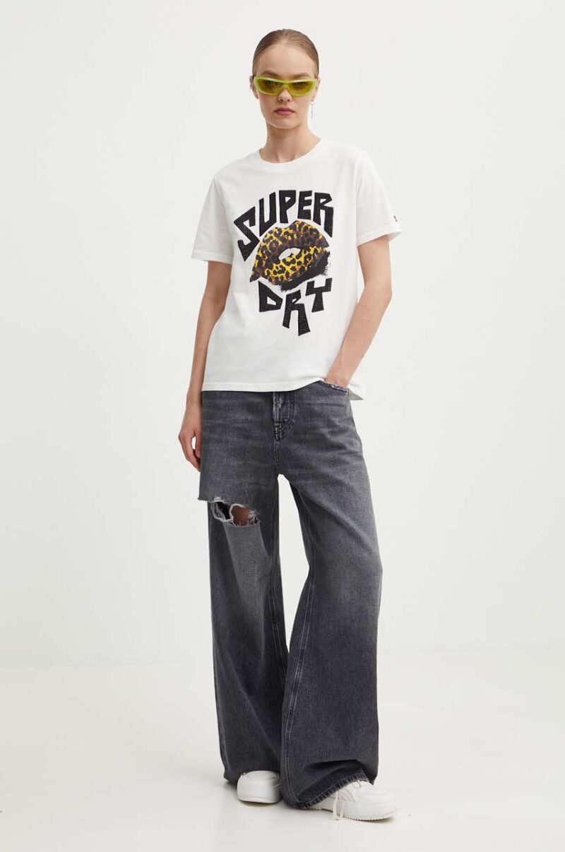 Superdry tricou din bumbac femei