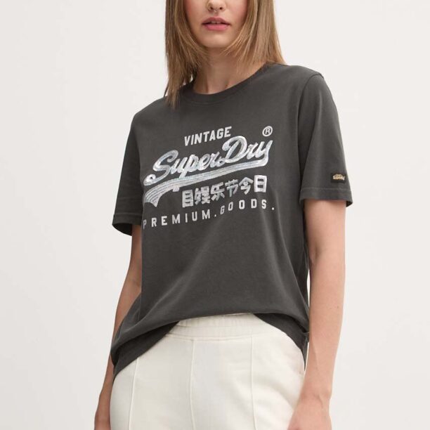 Superdry tricou din bumbac femei