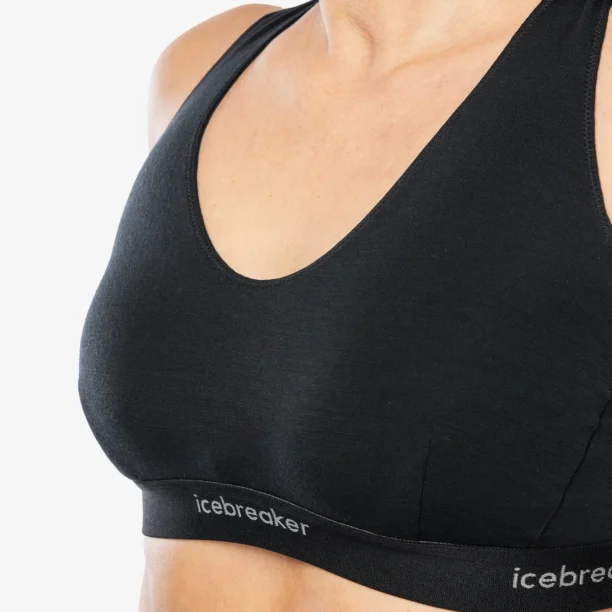 Original Sutien sport Icebreaker Merino 125 Cool-Lite Sprite Racerback Bra - black