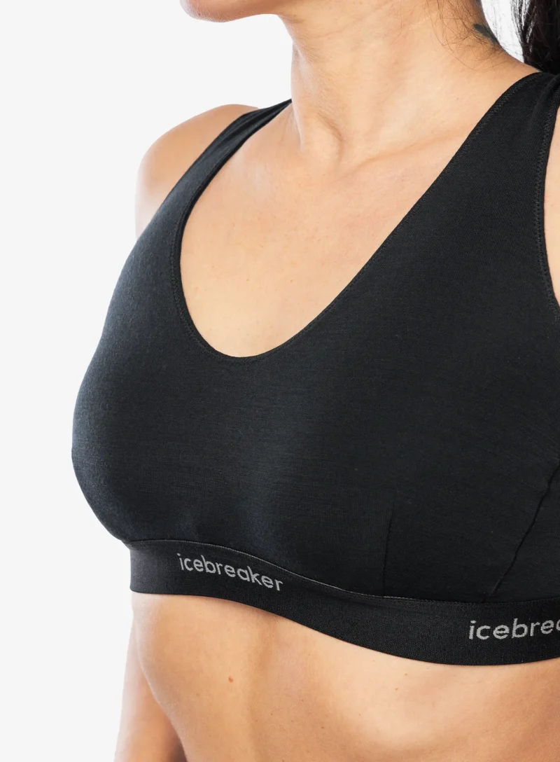 Original Sutien sport Icebreaker Merino 125 Cool-Lite Sprite Racerback Bra - black