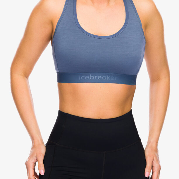 Sutien sport Icebreaker Merino 125 ZoneKnit Racerback Bra - dawn