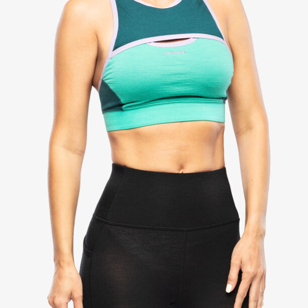 Cumpăra Sutien sport Icebreaker ZoneKnit Sport Bra - fresh/green