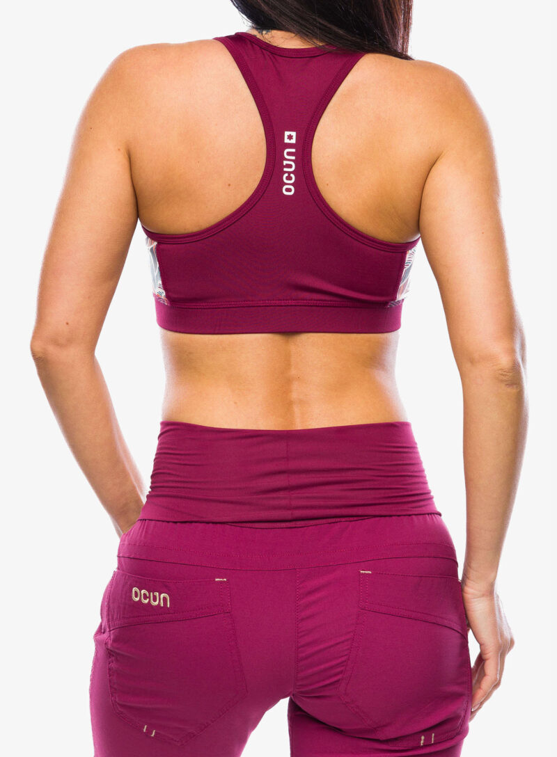 Sutien sport Ocun Misty Bra - wine rhododendron preţ