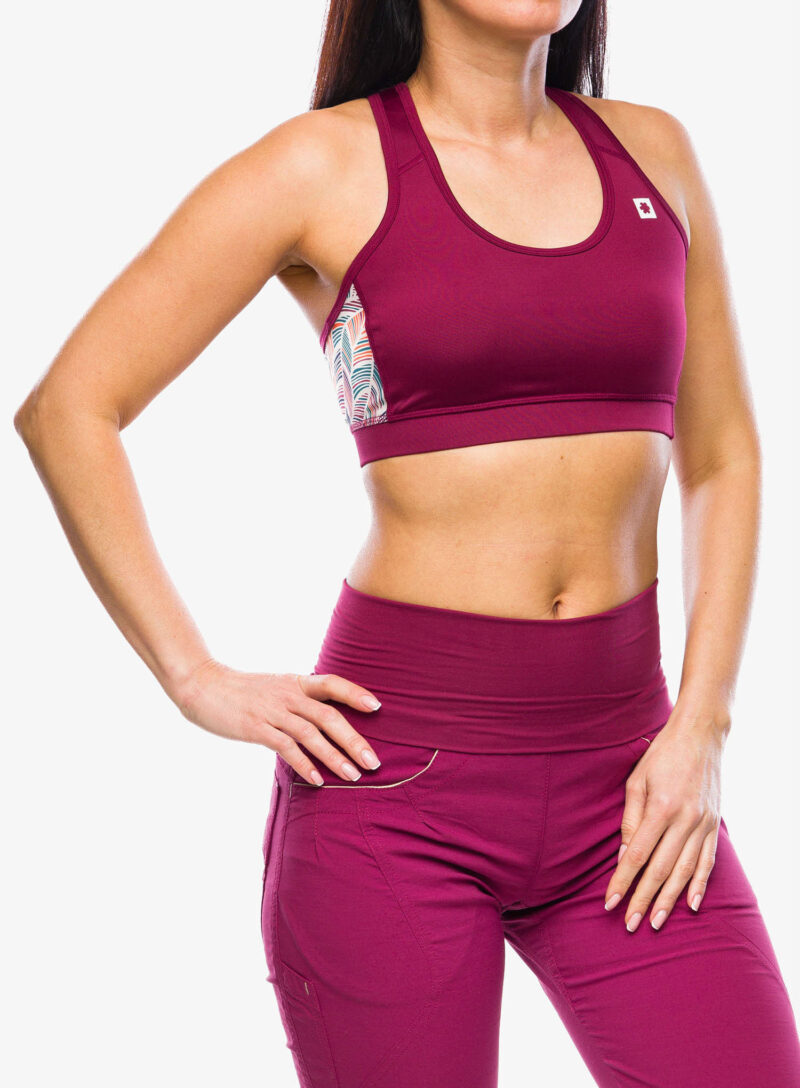 Cumpăra Sutien sport Ocun Misty Bra - wine rhododendron