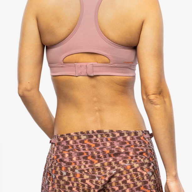 Sutien sport Patagonia Wild Trails Sports Bra - evening mauve preţ