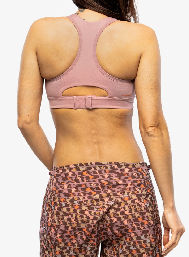 Sutien sport Patagonia Wild Trails Sports Bra - evening mauve preţ