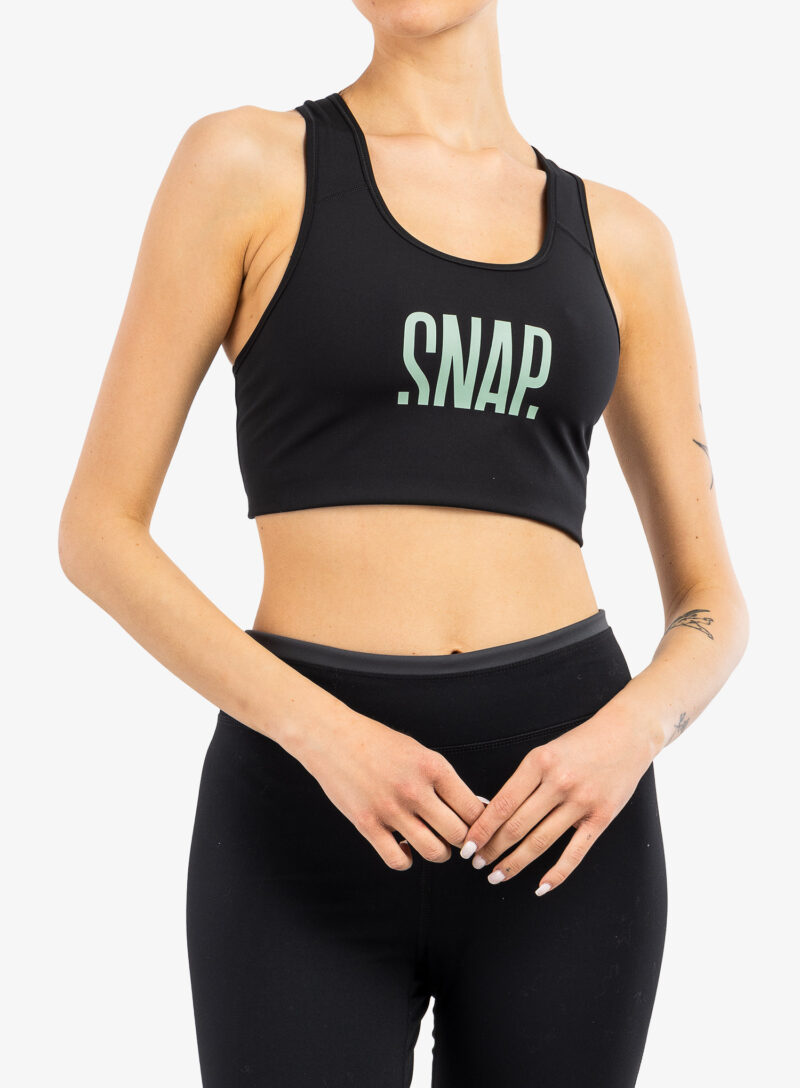 Original Sutien sport SNAP Classic Bra - black/light green