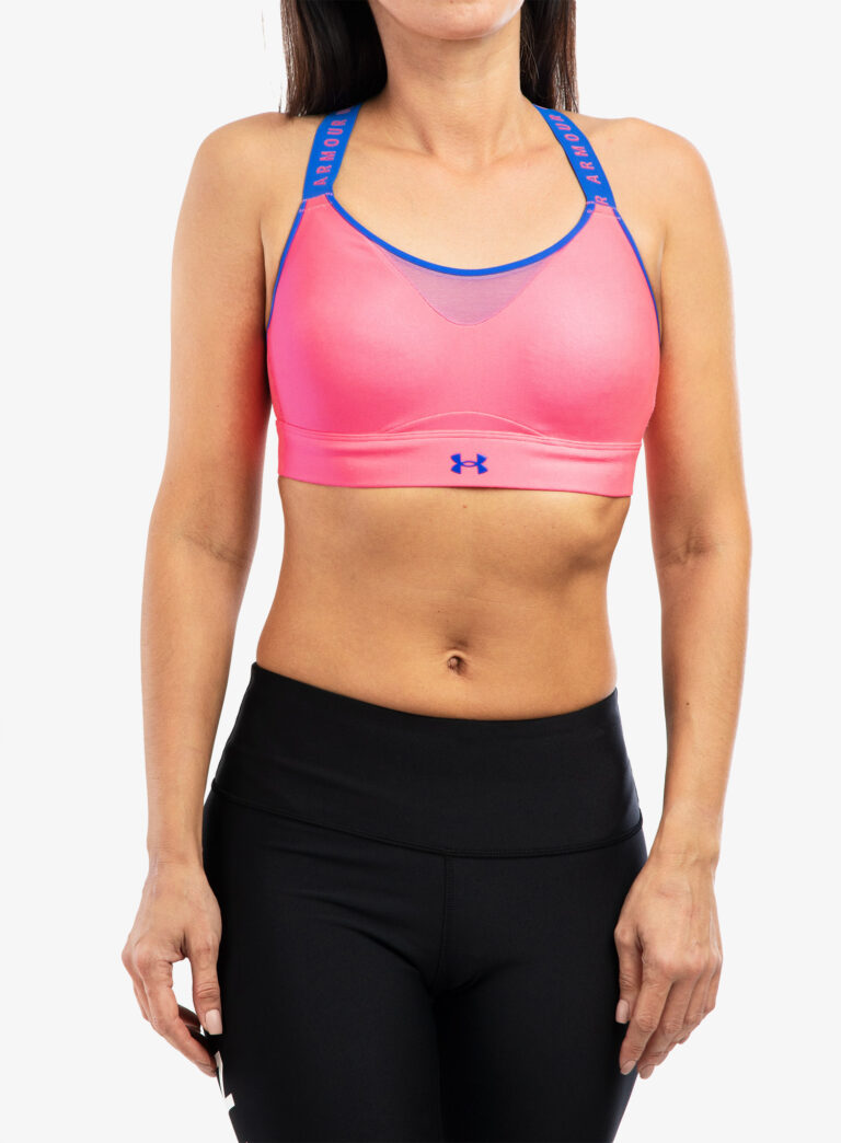 Cumpăra Sutien sport Under Armour Infinity High Sports Bra - pink punk/versa blue