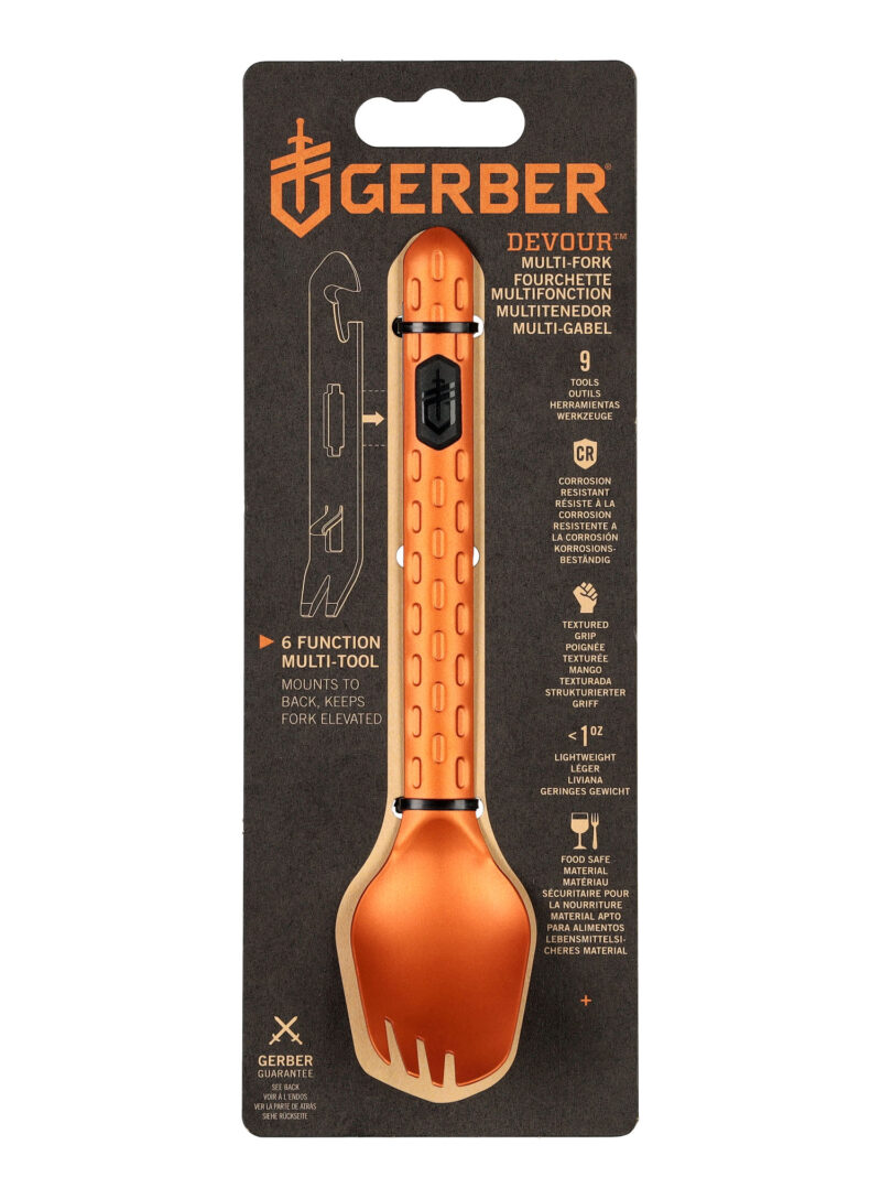 Tacam spork Gerber Compleat Multi Fork - burnt orange preţ