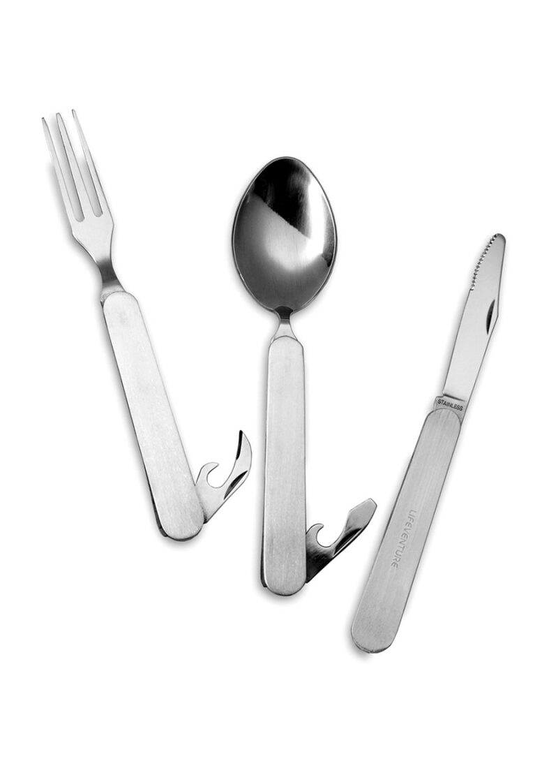 Tacâmuri de voiaj Lifeventure Folding Cutlery Set preţ