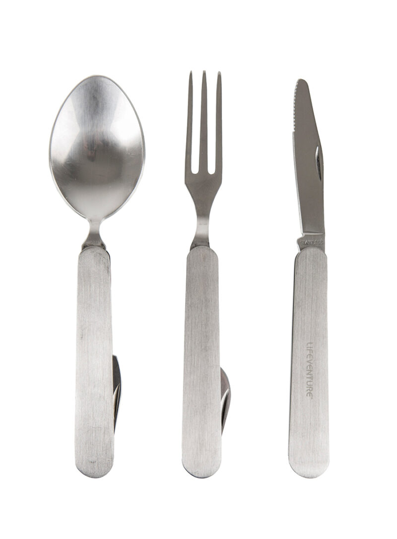 Tacâmuri de voiaj Lifeventure Folding Cutlery Set