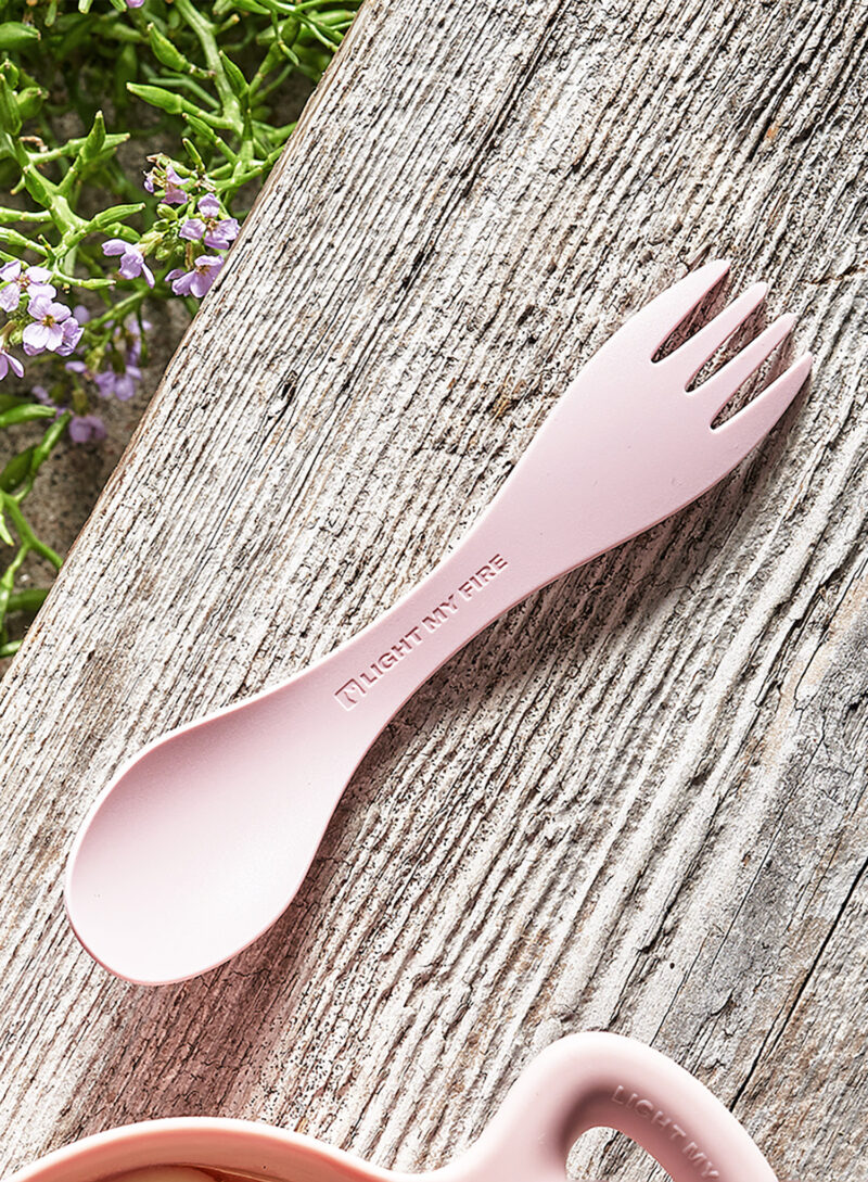 Cumpăra Tacâmuri de voiaj Light My Fire Spork BIO little 2-pack - green/pink