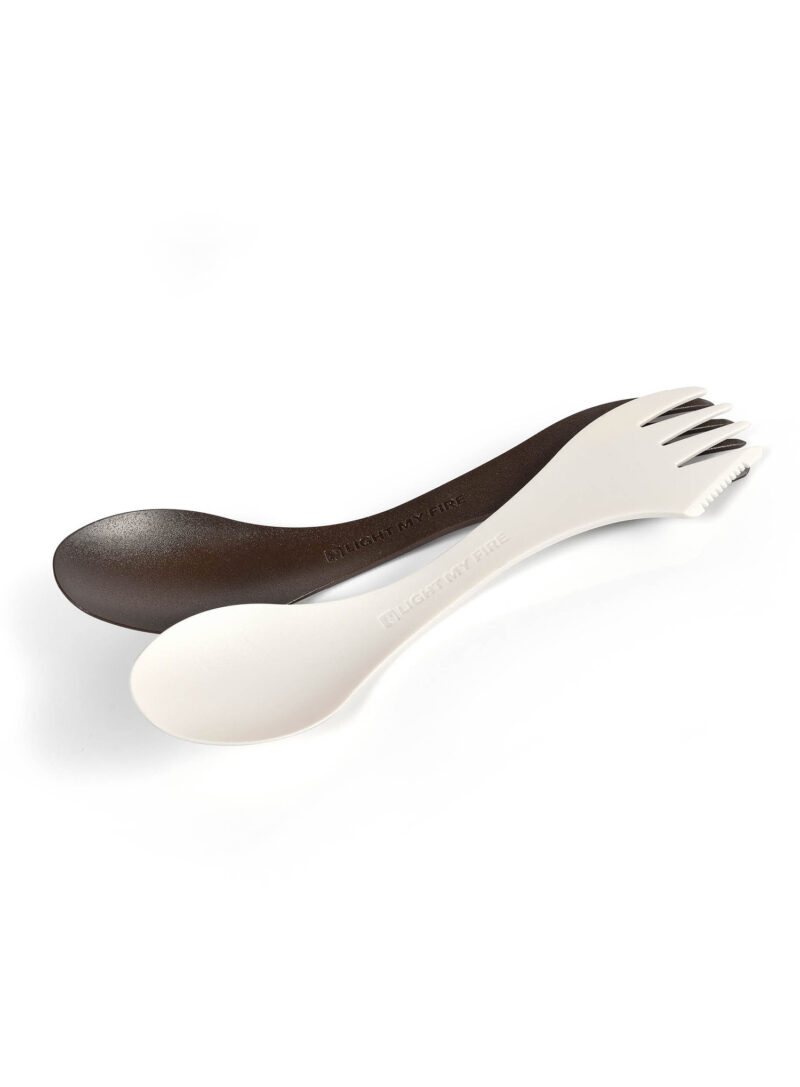 Tacâmuri de voiaj Light My Fire Spork Orginal 2 Pack Bio - cocoa/cream