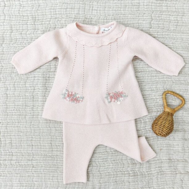 Tartine et Chocolat compleu bebe culoarea roz