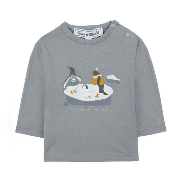 Tartine et Chocolat longsleeve din bumbac pentru copii cu imprimeu