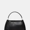 The Kooples poseta de piele culoarea negru