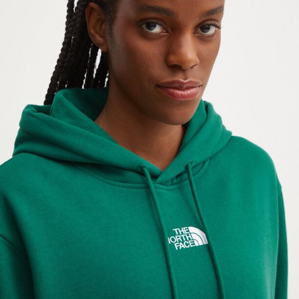 The North Face bluza Essential Crop Hoodie femei