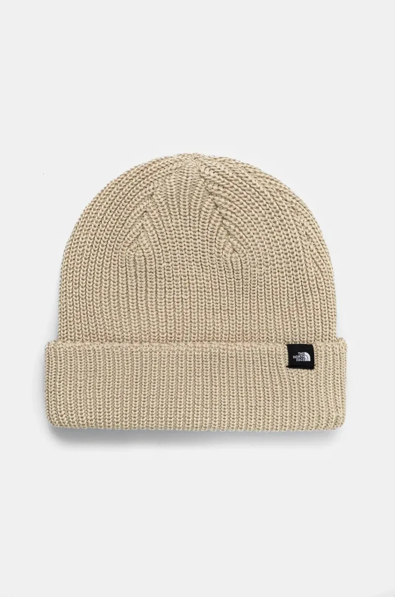 The North Face caciula TNF Fisherman Beanie culoarea bej