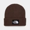 The North Face caciula TNF Logo Box Cuffed Beanie culoarea maro