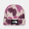 The North Face caciula Tie Dye Logo Box Beanie culoarea violet