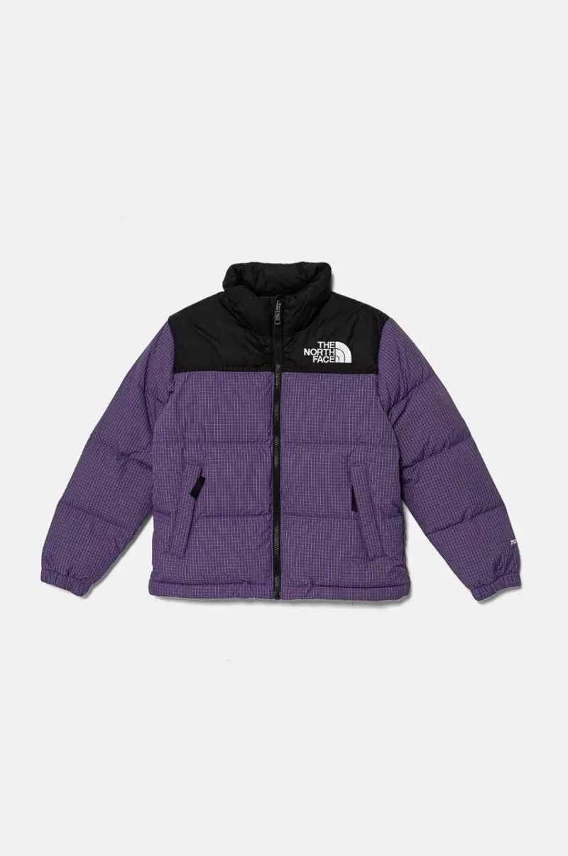 The North Face geaca de puf pentru copii TEEN 1996 RETRO NUPTSE JACKET culoarea violet