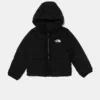 The North Face geaca reversibila pentru copii REVERSIBLE PERRITO HOODED JACKET culoarea negru