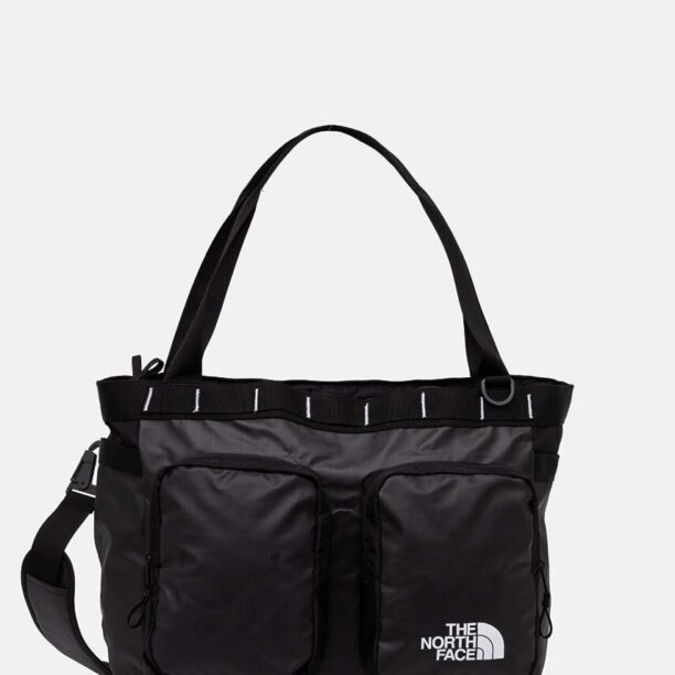 The North Face geanta Base Camp Voyager Tote 25L culoarea negru