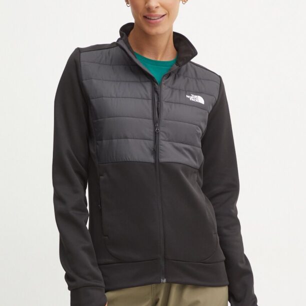 The North Face hanorac Reaxion Hybrid culoarea negru