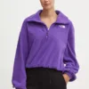 The North Face hanorac fleece 100 Glacier Half Zip Fleece culoarea violet