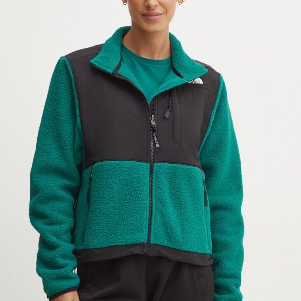 The North Face hanorac fleece Retro Denali Jacket culoarea verde