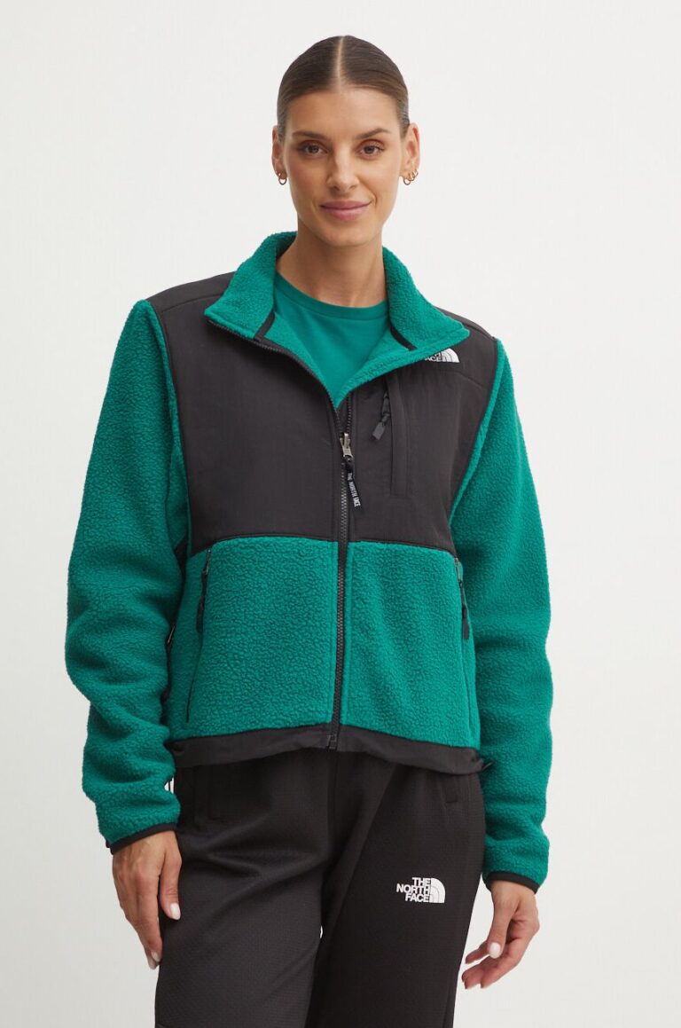 The North Face hanorac fleece Retro Denali Jacket culoarea verde