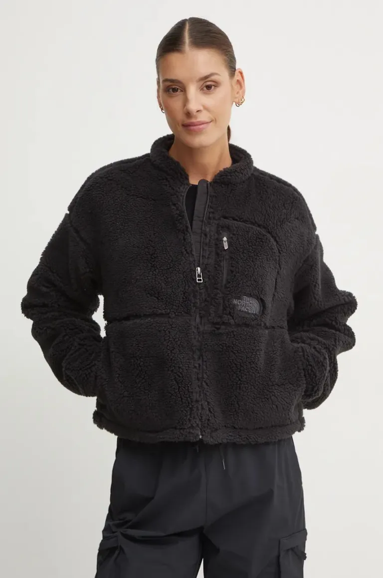 The North Face hanorac fleece SPORTY STREET culoarea negru