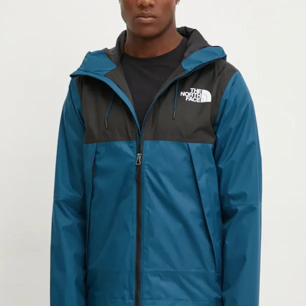 The North Face jacheta de exterior Mountain Q culoarea turcoaz