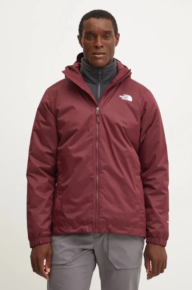 The North Face jacheta de exterior Quest Insulated culoarea bordo