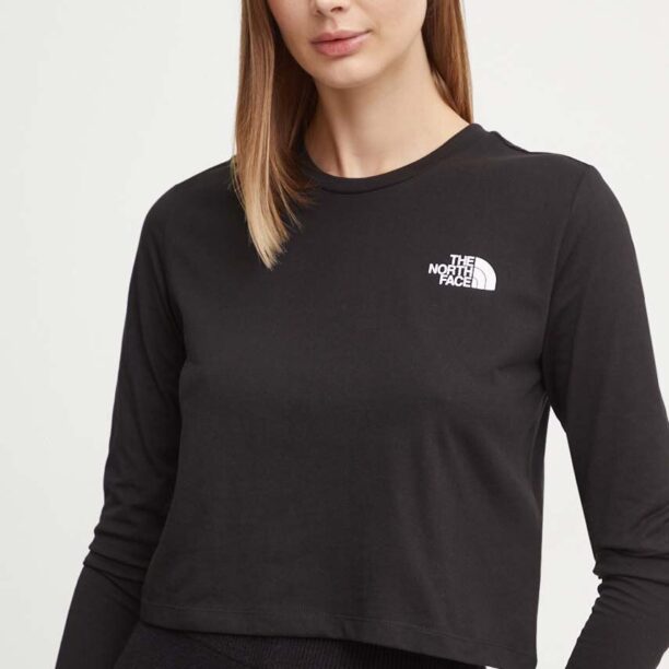 The North Face longsleeve L/S Simple Dome Crop Tee femei