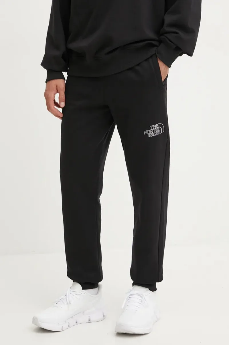 The North Face pantaloni de trening Drew Peak Pant culoarea negru