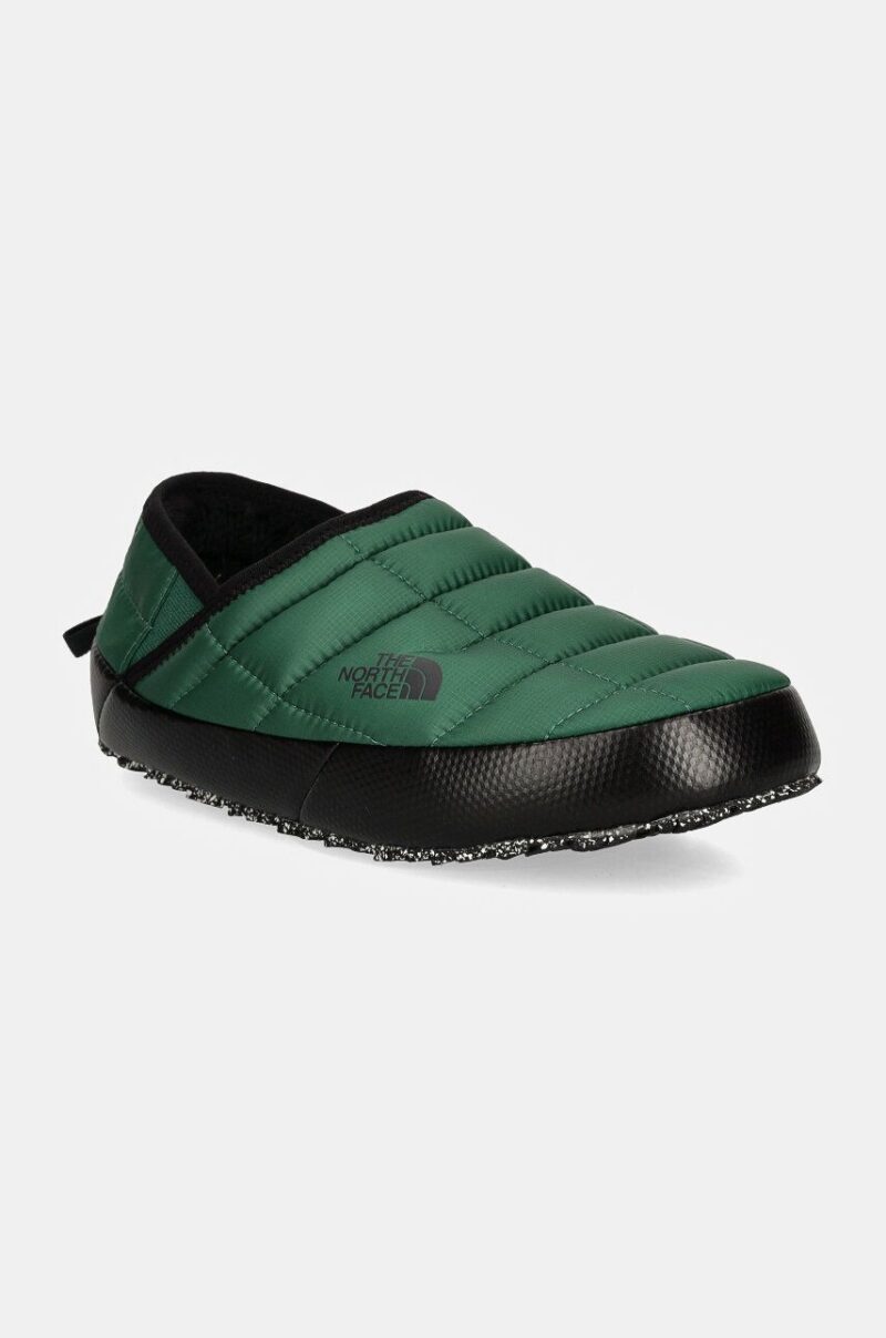 The North Face papuci de casa Thermoball Traction Mule V culoarea verde