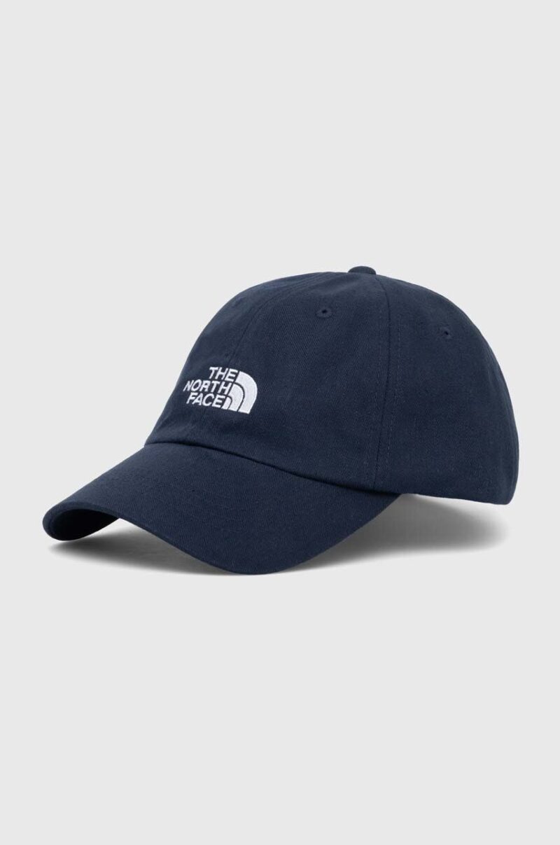 The North Face sapca Norm Hat culoarea albastru marin