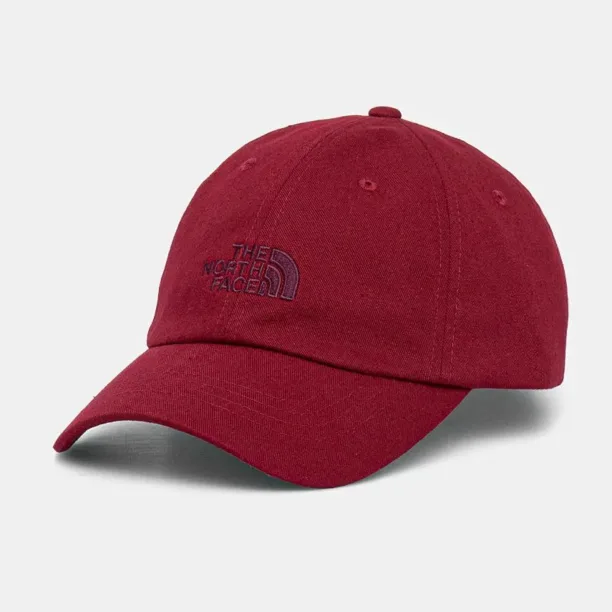 The North Face sapca Norm Hat culoarea bordo